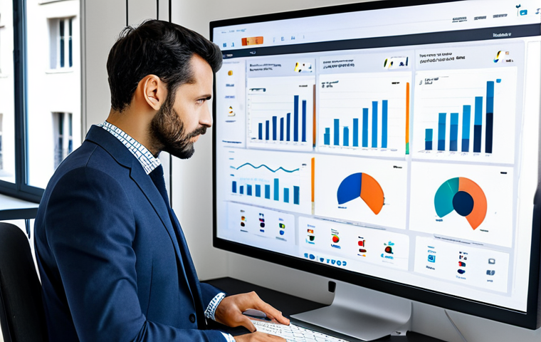 **
"A professional data analyst in a modern Parisian office, fully clothed in appropriate business attire, working on a data visualization dashboard displaying trends in French consumer behavior. Safe for work, appropriate content, perfect anatomy, natural proportions, professional, high quality."
**