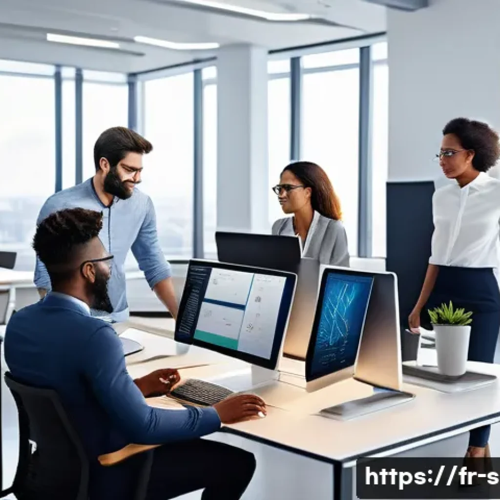 통계분석가를 위한 클라우드 서비스 활용법 - A modern collaborative cloud analytics workspace featuring diverse professionals of various ethnicit...